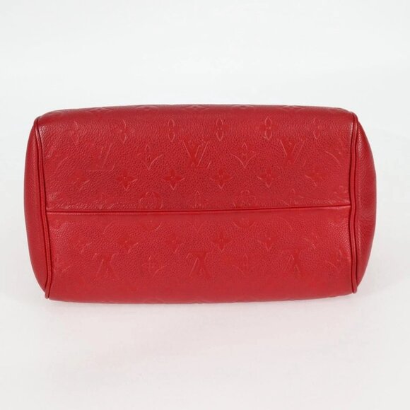 LOUIS VUITTON Empreinte Speedy Bandouliere 25NM Bag Red Slys - Picture 5 of 16